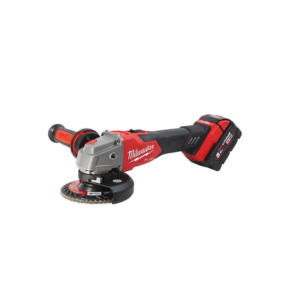 Akumuliatorinis kampinis šlifuoklis MILWAUKEE M18 FSAG125XB-502X-Akumuliatoriniai šlifuokliai-Akumuliatoriniai įrankiai-Milwauke