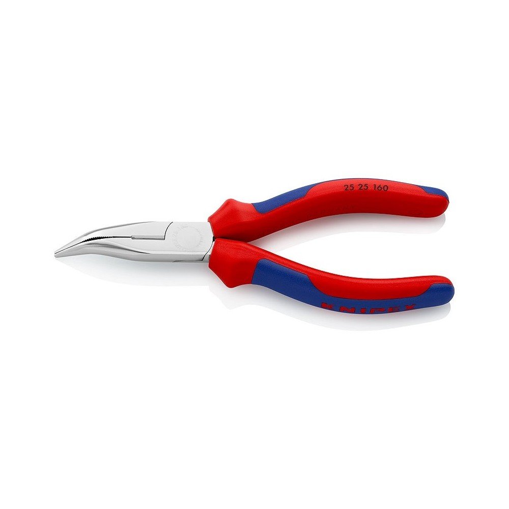 Replės lenktu galu KNIPEX 2525 160mm-Replės ilgomis žiaunomis-Replės-Knipex-irankiai-darbui