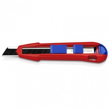 Laužomas peilis su stabilizatoriumi KNIPEX CutiX-Peiliai darbui ir hobiui-Rankiniai įrankiai-Knipex-irankiai-darbui