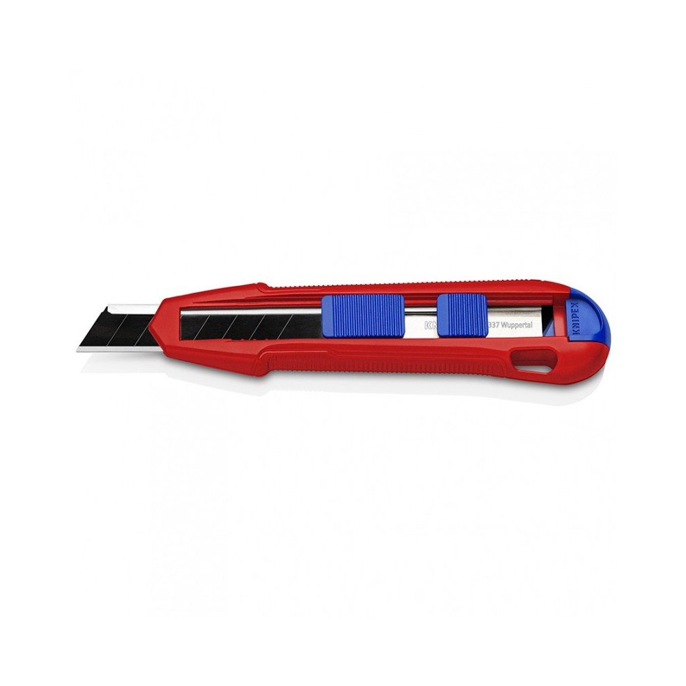 Laužomas peilis su stabilizatoriumi KNIPEX CutiX-Peiliai darbui ir hobiui-Rankiniai įrankiai-Knipex-irankiai-darbui Laužomas peilis su stabilizatoriumi KNIPEX CutiX-Peiliai darbui ir hobiui-Rankiniai įrankiai-Knipex-irankiai-darbui