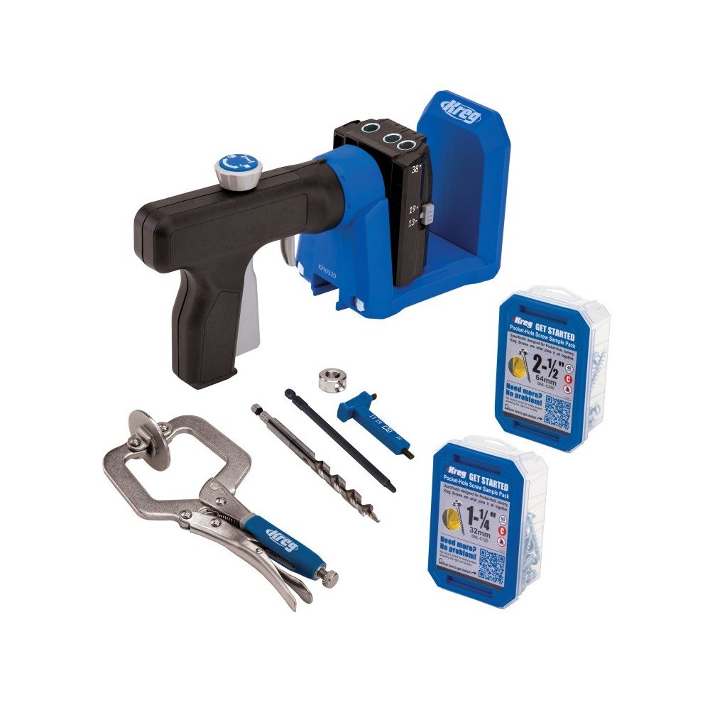 Paslėptų sujungimų gręžimo rinkinys KREG Pocket-Hole Jig 520Pro-Įvairūs rankiniai įrankiai-Rankiniai įrankiai-Kreg-irankiai-darb Paslėptų sujungimų gręžimo rinkinys KREG Pocket-Hole Jig 520Pro-Įvairūs rankiniai įrankiai-Rankiniai įrankiai-Kreg-irankiai-darb