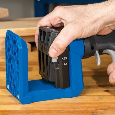 Paslėptų sujungimų gręžimo rinkinys KREG Pocket-Hole Jig 520Pro-Įvairūs rankiniai įrankiai-Rankiniai įrankiai-Kreg-irankiai-darb