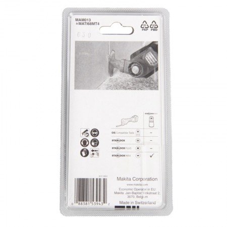 Segmentiniai ašmenys MAKITA MAM013 68mm-Multifunkcinių įrankių priedai-Daugiafunkciai įrankiai-Makita Accessories-irankiai-darbu