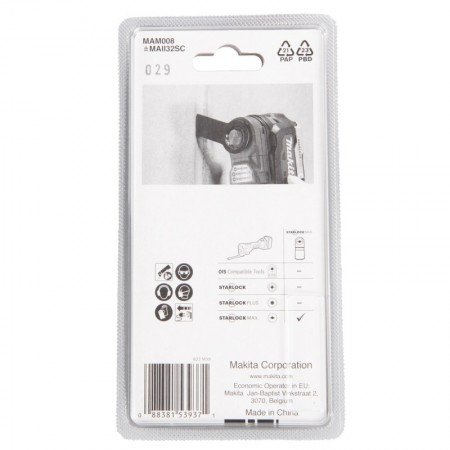 Peilis silikonui MAKITA MAM008 32 mm-Multifunkcinių įrankių priedai-Daugiafunkciai įrankiai-Makita Accessories-irankiai-darbui