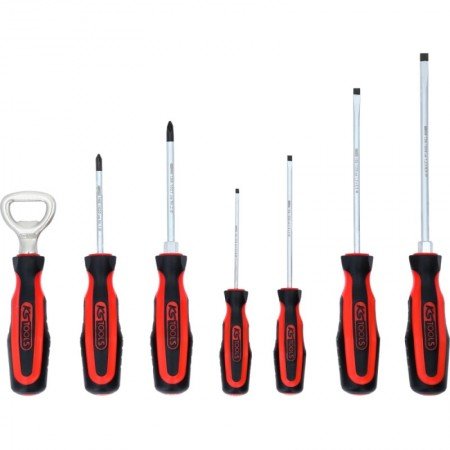 6 dalių atsuktuvų rinkinys KS TOOLS su priedu-Atsuktuvų rinkiniai-Atsuktuvai-KsTools-irankiai-darbui