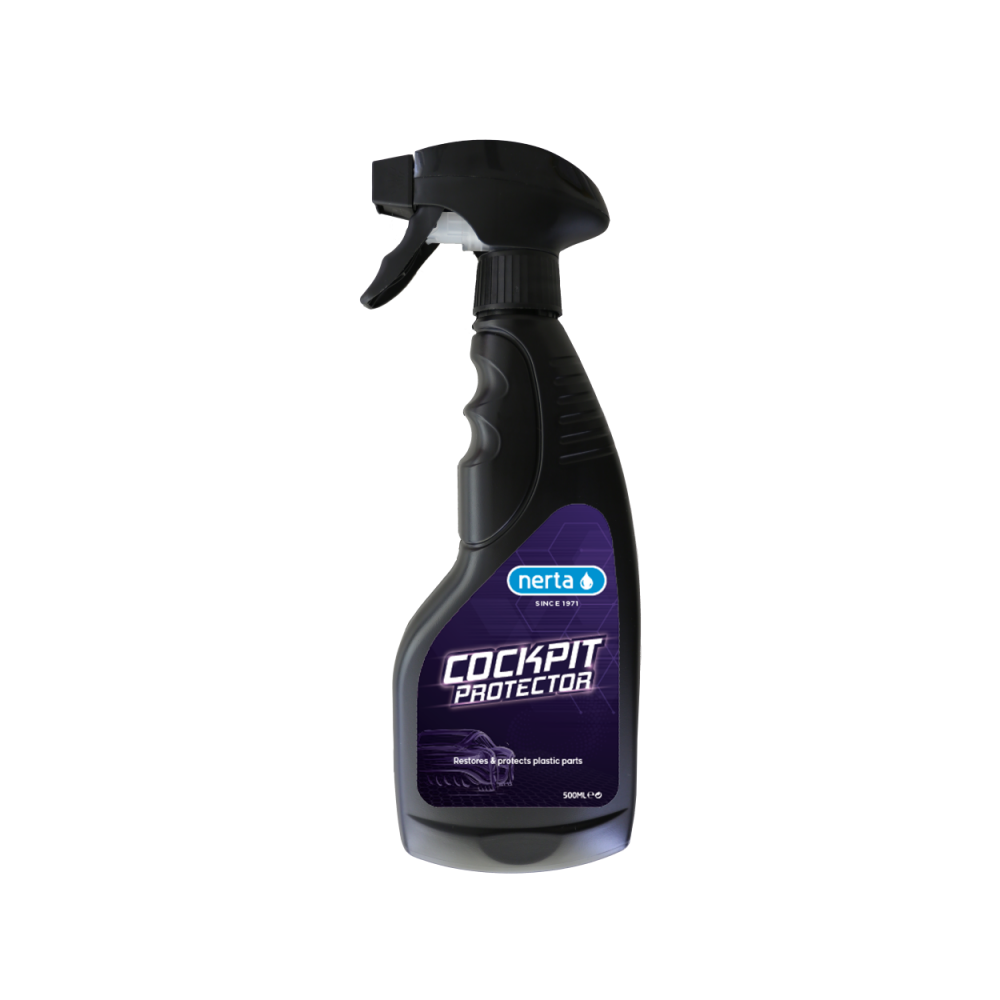 Prietaisų skydelio valiklis NERTA Cockpit protector 500ml-Automobilių plovimo chemija-Plovimo chemija-Nerta-irankiai-darbui Prietaisų skydelio valiklis NERTA Cockpit protector 500ml-Automobilių plovimo chemija-Plovimo chemija-Nerta-irankiai-darbui
