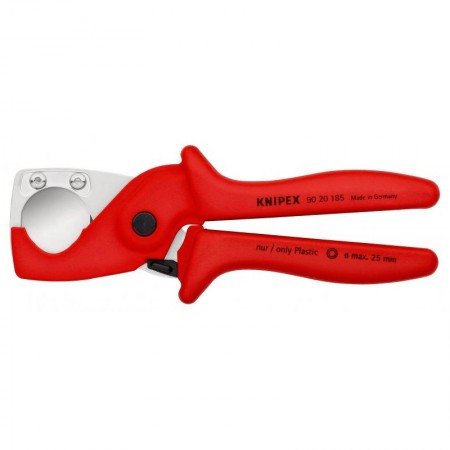 Plastikinių vamzdžių kirpimo replės KNIPEX 9020 185mm-Kirpimo replės-Replės-Knipex-irankiai-darbui