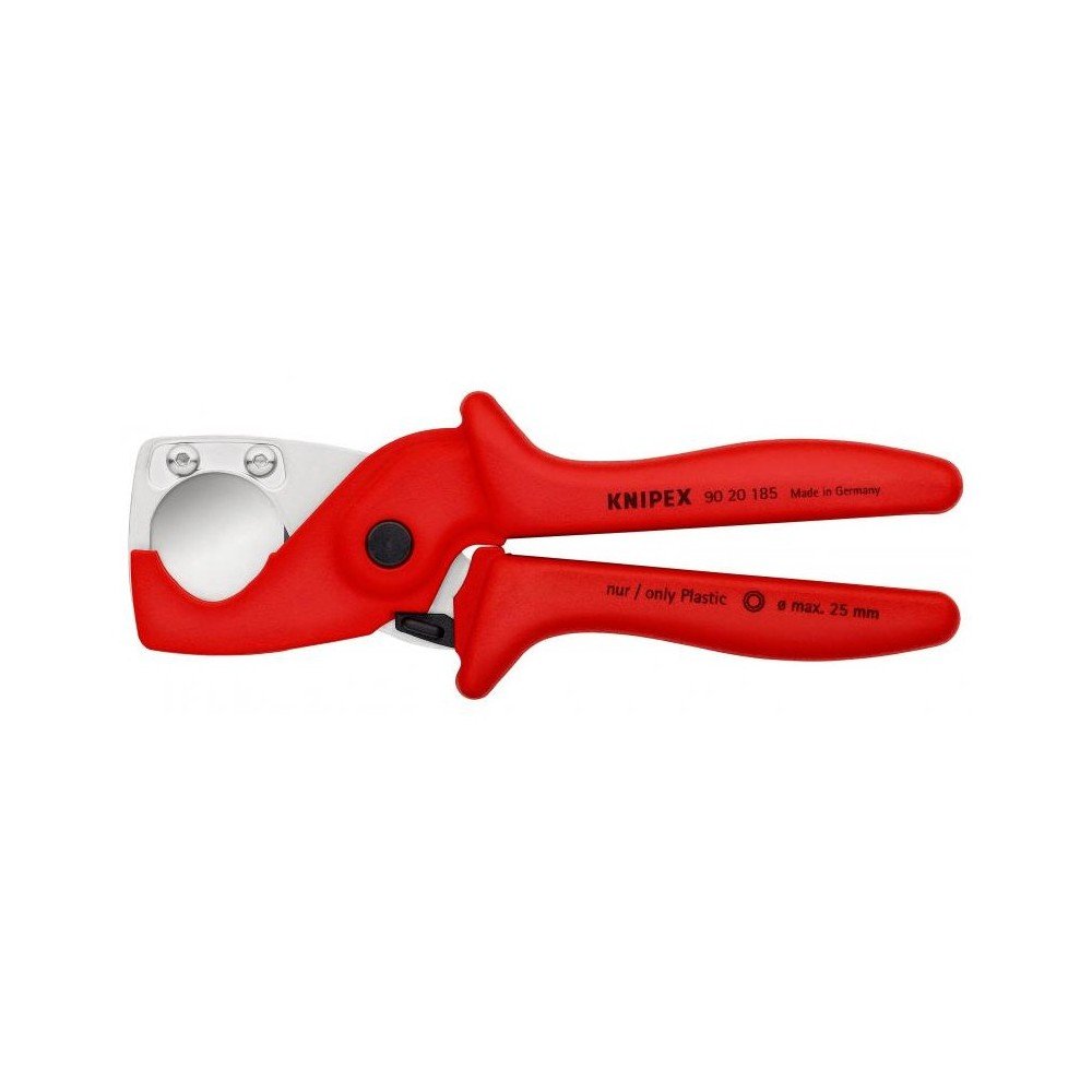 Plastikinių vamzdžių kirpimo replės KNIPEX 9020 185mm-Kirpimo replės-Replės-Knipex-irankiai-darbui Plastikinių vamzdžių kirpimo replės KNIPEX 9020 185mm-Kirpimo replės-Replės-Knipex-irankiai-darbui
