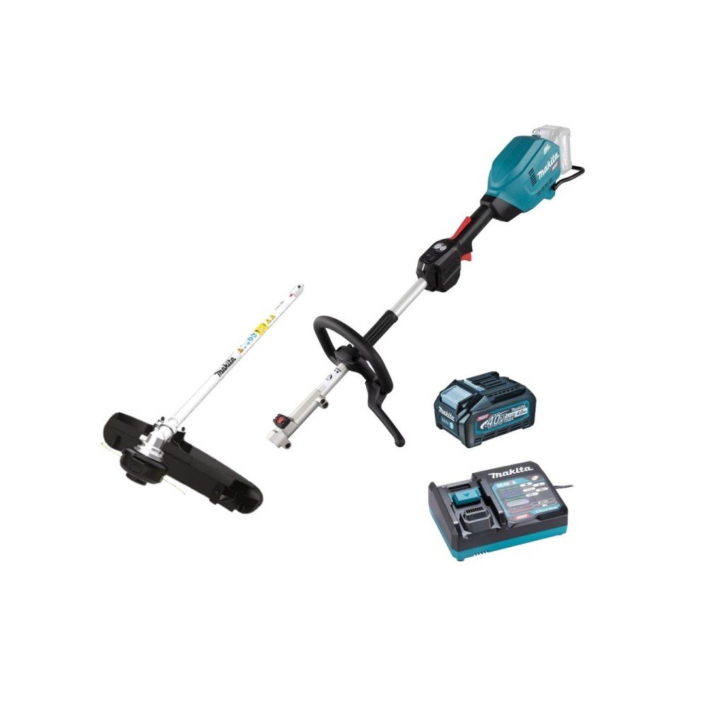 Akumuliatorinis multi sistemos variklis MAKITA UX01GZ su priedais-Žoliapjovės (trimeriai), krūmapjovės-Sodo technika-Makita 40V 