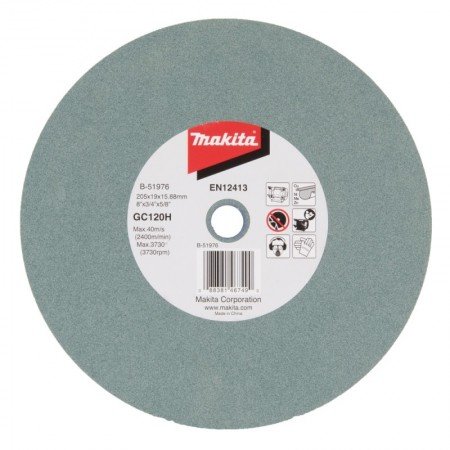 Galandimo diskas MAKITA 205x19x15,88mm GC120 (Cu,Ni,Ms,Zn)-Galandimo staklės-Medžio ir metalo staklės-Makita Accessories-irankia