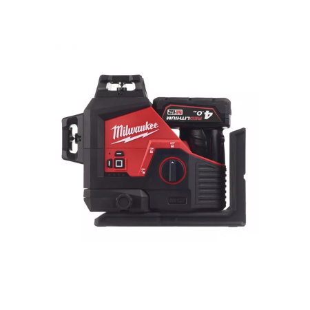 3-jų plokštumų lazerinis nivelyras MILWAUKEE M12 3PL-401C-Nivelyrai-Matavimo įrankiai-Milwaukee-irankiai-darbui