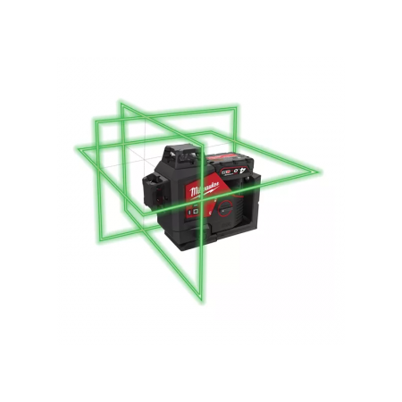 3-jų plokštumų lazerinis nivelyras MILWAUKEE M12 3PL-401C-Nivelyrai-Matavimo įrankiai-Milwaukee-irankiai-darbui