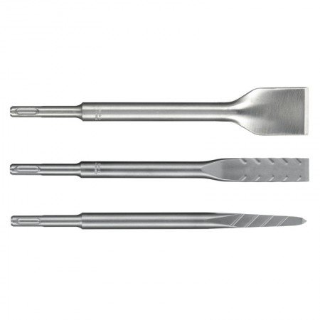 Kaltų rinkinys 3 dalių MAKITA SDS+ Premium-Kaltai-Akumuliatoriniai perforatoriai-Makita Accessories-irankiai-darbui