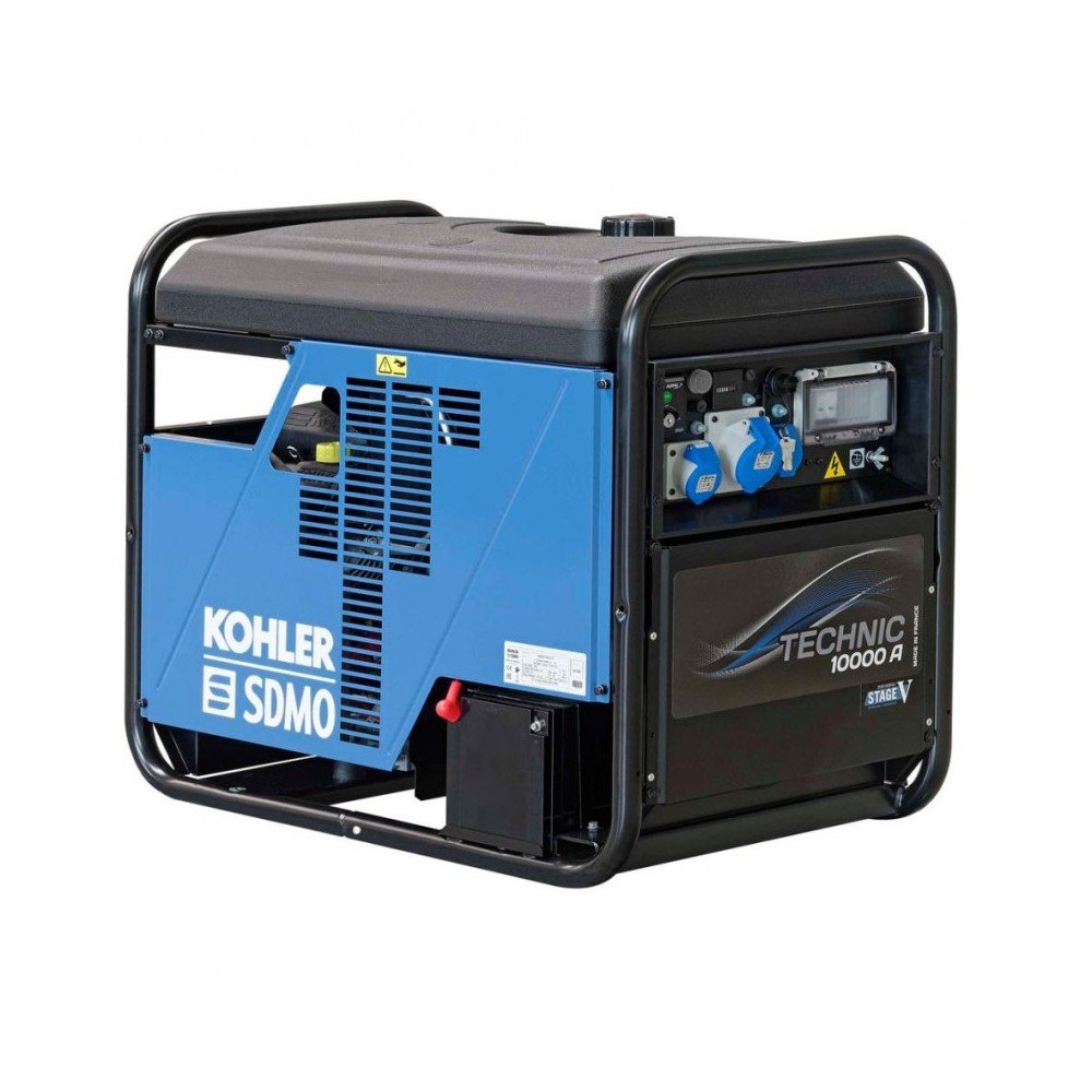 Elektros generatorius KOHLER Technic 10000 A C5-Generatoriai-Statybinė technika-KOHLER portable-irankiai-darbui