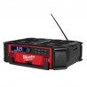 Radijas-įkroviklis MILWAUKEE M18 PRCDAB+-0 Packout-Radijo imtuvai, kolonėlės-Akumuliatoriniai įrankiai-Milwaukee-irankiai-darbui