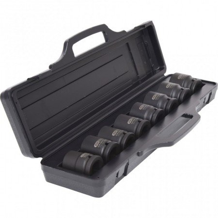 8 dalių smūginių 3/4" galvučių rinkinys KS TOOLS-Galvutės, galvučių rinkiniai-Autoserviso įranga-KsTools-irankiai-darbui