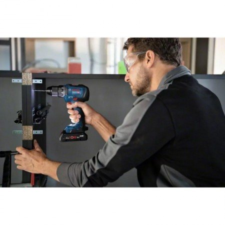 Akumuliatorinis suktuvas-gręžtuvas BOSCH GSR 18V-55 LB su priedais-Akumuliatoriniai suktuvai/gręžtuvai-Akumuliatoriniai suktuvai