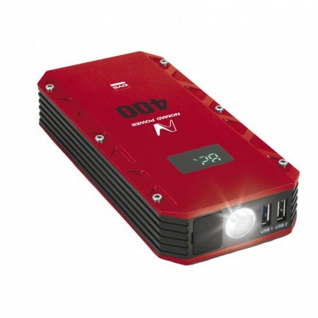Akumuliatoriaus stiprintuvas (booster) GYS Nomad Power 400-Akumuliatorių įkrovikliai/starteriai-Autoserviso įranga-GYS-irankiai-
