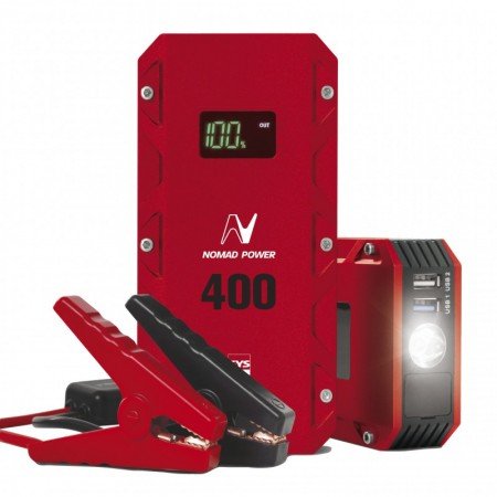 Akumuliatoriaus stiprintuvas (booster) GYS Nomad Power 400-Akumuliatorių įkrovikliai/starteriai-Autoserviso įranga-GYS-irankiai-