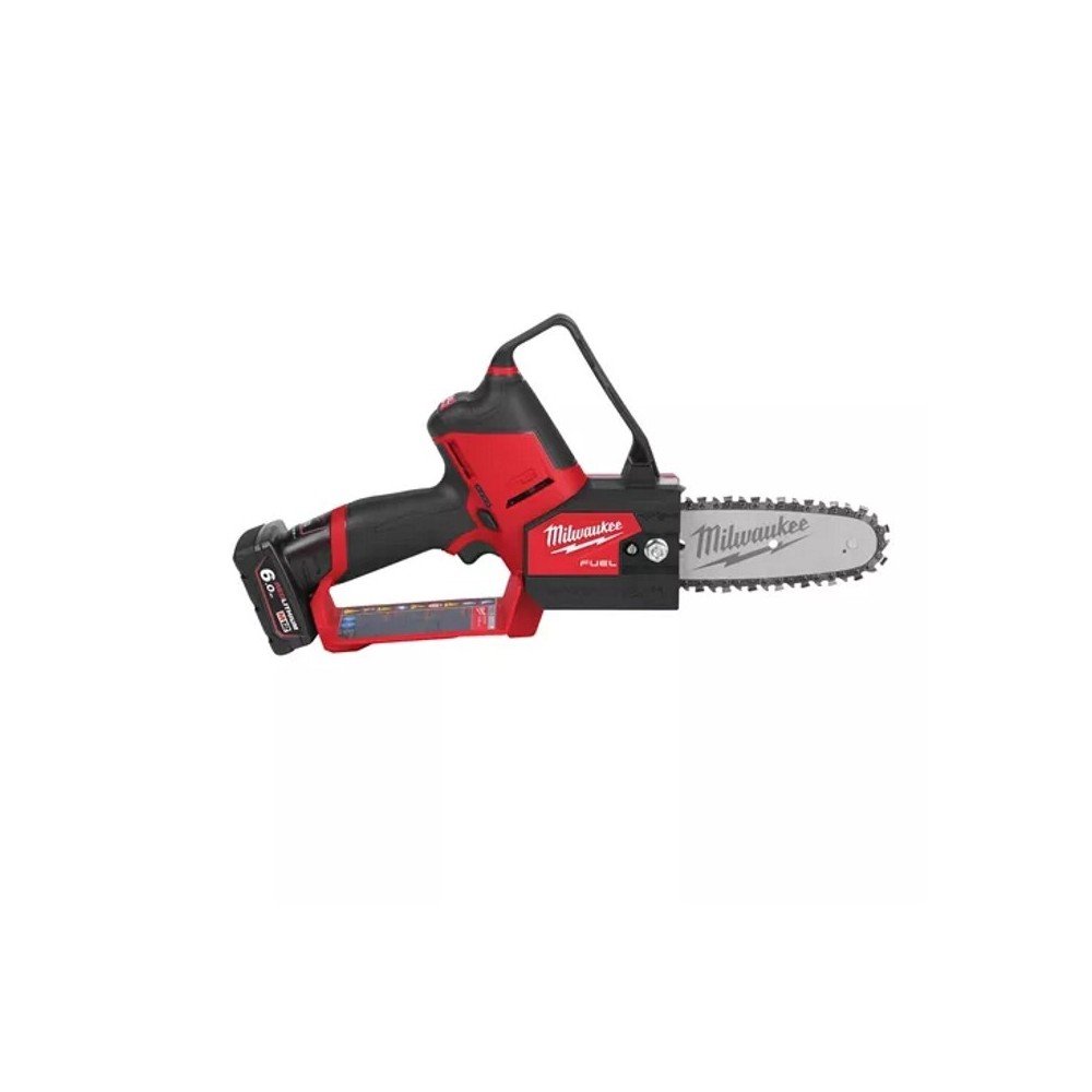 Akumuliatorinis grandininis genėjimo pjūklas MILWAUKEE M12 FHS-602X-Grandininiai pjūklai-Sodo technika-Milwaukee-irankiai-darbui