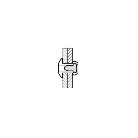 Kniedės MASTERFIX 1031 3,2x12mm, 50vnt.-Kniedės-Kniedikliai-Masterfix-irankiai-darbui
