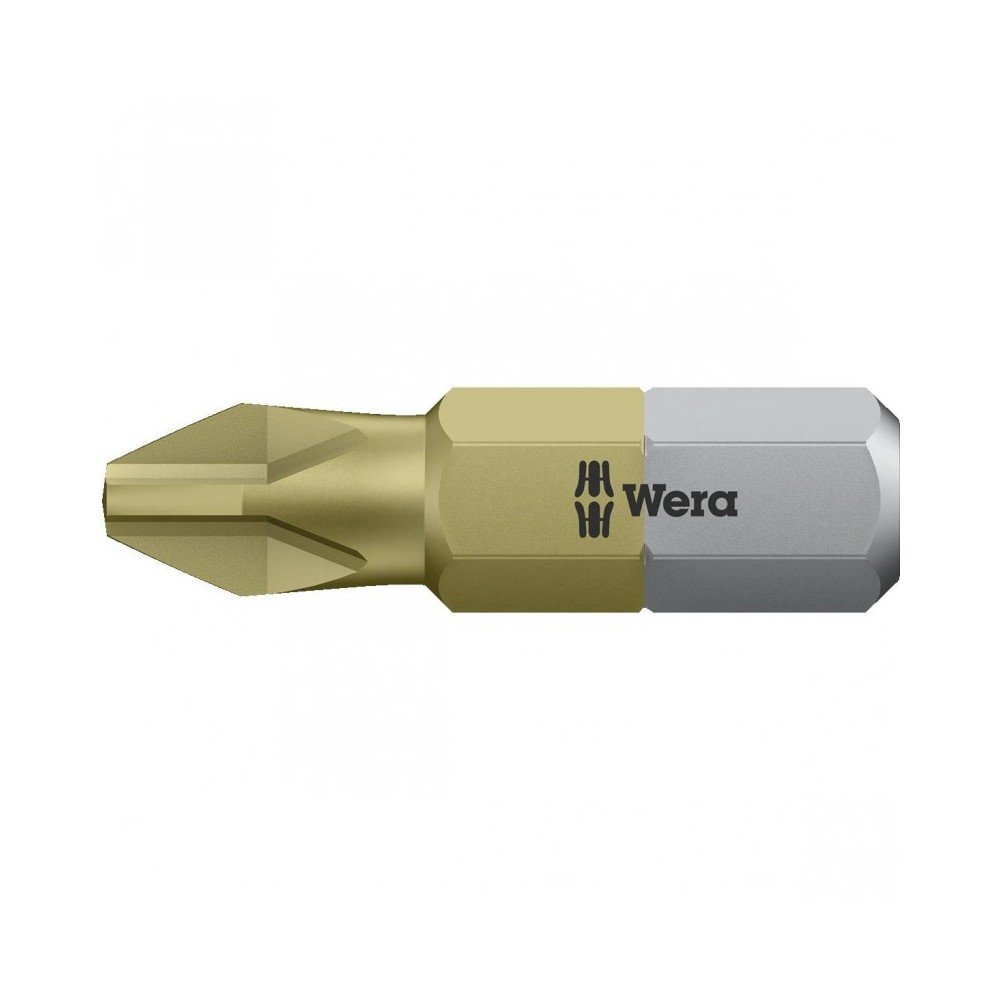 Kryžminis atsuktuvo antgalis WERA 851/1 TiN PH 2x25mm-Atsuktuvų antgaliai, adapteriai-Suktuvai, gręžtuvai ir veržliasukiai-Wera-