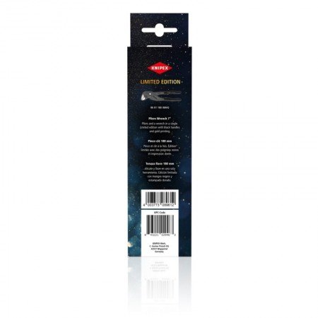 Replės-veržliaraktis kalėdinėje pakuotėje KNIPEX 8601 180mm-Vamzdinės replės-Replės-Knipex-irankiai-darbui
