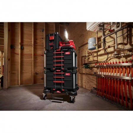 Dėžė su 4 stalčiais MILWAUKEE Packout-Įrankių dėžės-Priedai įrankiams-Milwaukee-irankiai-darbui