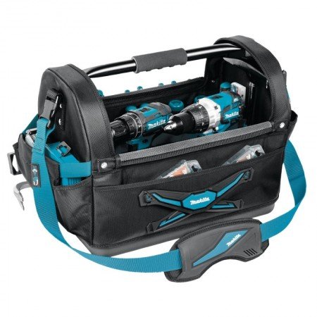 Sutvirtintas atviras įrankių krepšys MAKITA E-15403-Įrankių dėžės-Priedai įrankiams-Makita Accessories-irankiai-darbui
