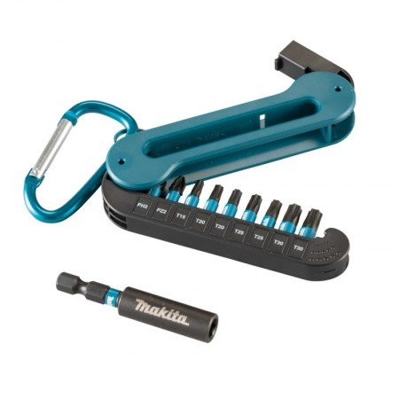 10 dalių sukimo antgalių rinkinys MAKITA Impact Black Torsion E-15811-Atsuktuvų antgaliai, adapteriai-Suktuvai, gręžtuvai ir ver