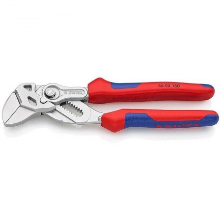 Replės-veržliaraktis KNIPEX 8605 180mm-Vamzdinės replės-Replės-Knipex-irankiai-darbui
