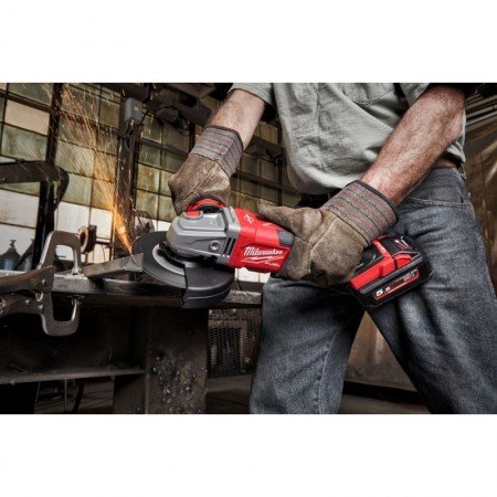Akumuliatorinis kampinis šlifuoklis MILWAUKEE M18 FHSAG125XB-0X-Akumuliatoriniai šlifuokliai-Akumuliatoriniai įrankiai-Milwaukee