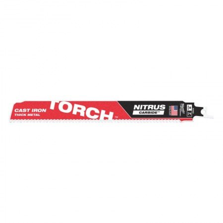 Pjūklelis karbidiniais dantimis MILWAUKEE TCT Torch NITRUS 230mm-Pjūkleliai tiesiniams pjūklams-Akumuliatoriniai pjovimo įrankia