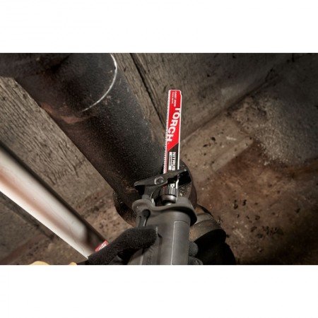 Pjūklelis karbidiniais dantimis MILWAUKEE TCT Torch NITRUS 230mm-Pjūkleliai tiesiniams pjūklams-Akumuliatoriniai pjovimo įrankia