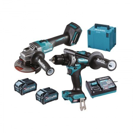 Akumuliatorinių įrankių komplektas MAKITA DK0124G201 40V Max XGT-Akumuliatoriniai suktuvai/gręžtuvai-Akumuliatoriniai suktuvai, 