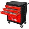 Vežimėlis su 215vnt. įrankių KS TOOLS ECOline, 7 stalčiai-Įrankių vežimėliai-Autoserviso įranga-KsTools-irankiai-darbui
