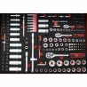 Vežimėlis su 215vnt. įrankių KS TOOLS ECOline, 7 stalčiai-Įrankių vežimėliai-Autoserviso įranga-KsTools-irankiai-darbui
