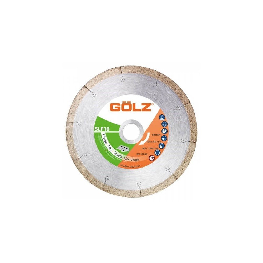 Deimantinis diskas keramikai GOLZ SLF10 Ø180x25,4mm-Deimantiniai diskai-Pjovimo diskai-Golz-irankiai-darbui Deimantinis diskas keramikai GOLZ SLF10 Ø180x25,4mm-Deimantiniai diskai-Pjovimo diskai-Golz-irankiai-darbui