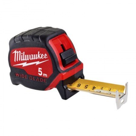 Profesionali plačios juostos ruletė MILWAUKEE 8 m-Ruletės-Matavimo įrankiai-Milwaukee Accessories-irankiai-darbui