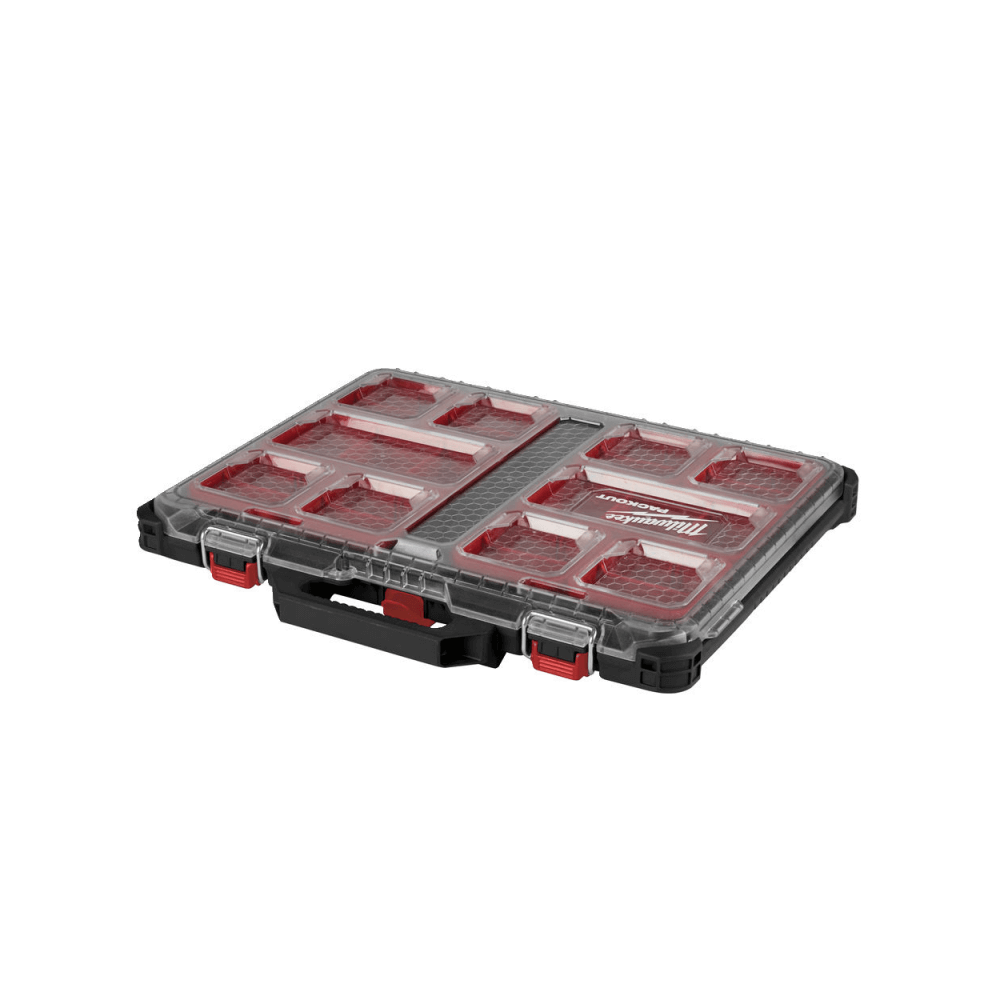 Plona dėžė priedams MILWAUKEE PACKOUT 50cm-Įrankių dėžės-Priedai įrankiams-Milwaukee-irankiai-darbui
