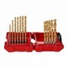 19 dalių metalo grąžtų rinkinys MILWAUKEE Shockwave HSS-G TIN-Įvairūs metalo grąžtai-Metalo grąžtai, frezos-Milwaukee Accessorie