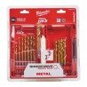 19 dalių metalo grąžtų rinkinys MILWAUKEE Shockwave HSS-G TIN-Įvairūs metalo grąžtai-Metalo grąžtai, frezos-Milwaukee Accessorie