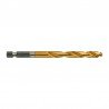 Metalo grąžtas MILWAUKEE Shockwave HSS-G TIN Ø 4,5 mm-Įvairūs metalo grąžtai-Metalo grąžtai, frezos-Milwaukee Accessories-iranki