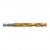 Metalo grąžtas MILWAUKEE Shockwave HSS-G TIN Ø 4,5 mm-Įvairūs metalo grąžtai-Metalo grąžtai, frezos-Milwaukee Accessories-iranki