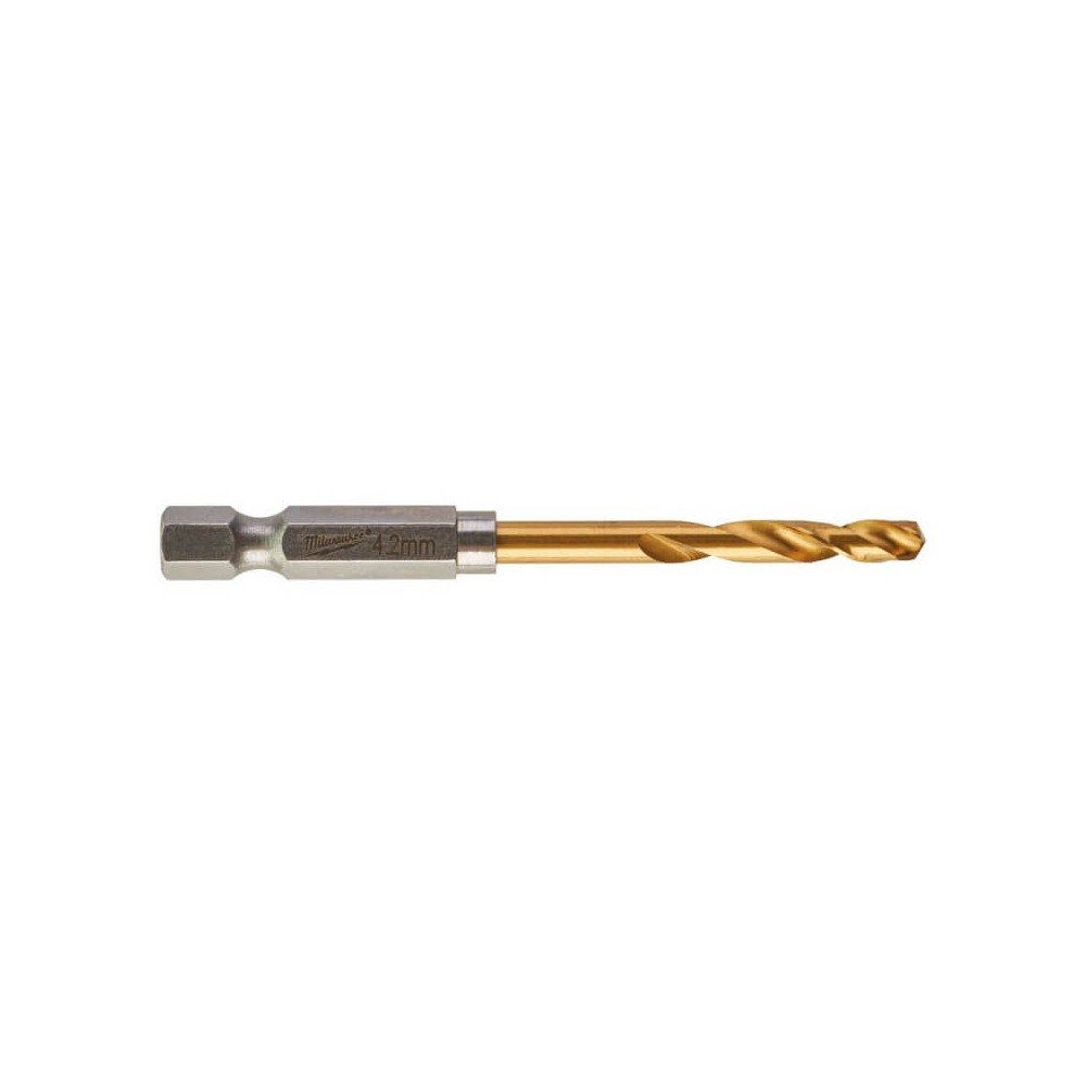 Metalo grąžtas MILWAUKEE Shockwave HSS-G TIN Ø 4,8 mm-Įvairūs metalo grąžtai-Metalo grąžtai, frezos-Milwaukee Accessories-iranki