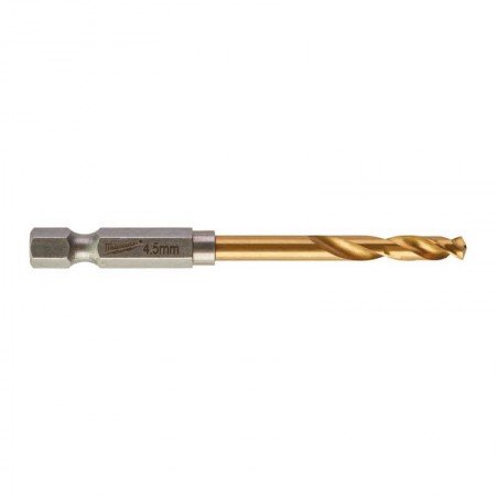 Metalo grąžtas MILWAUKEE Shockwave HSS-G TIN Ø 4,8 mm-Įvairūs metalo grąžtai-Metalo grąžtai, frezos-Milwaukee Accessories-iranki