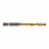 Metalo grąžtas MILWAUKEE Shockwave HSS-G TIN Ø 4,8 mm-Įvairūs metalo grąžtai-Metalo grąžtai, frezos-Milwaukee Accessories-iranki