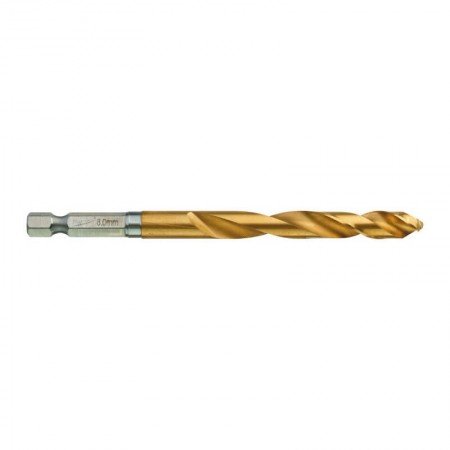 Metalo grąžtas MILWAUKEE Shockwave HSS-G TIN Ø 4,8 mm-Įvairūs metalo grąžtai-Metalo grąžtai, frezos-Milwaukee Accessories-iranki