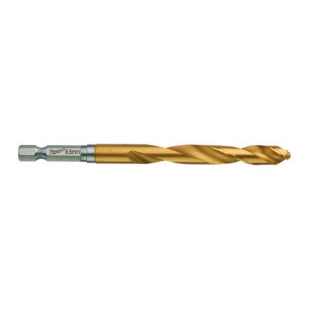 Metalo grąžtas MILWAUKEE Shockwave HSS-G TIN Ø 4,8 mm-Įvairūs metalo grąžtai-Metalo grąžtai, frezos-Milwaukee Accessories-iranki