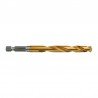 Metalo grąžtas MILWAUKEE Shockwave HSS-G TIN Ø 4,8 mm-Įvairūs metalo grąžtai-Metalo grąžtai, frezos-Milwaukee Accessories-iranki